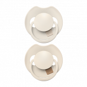 Cumlík LOVI Prime dynamický, silikónový 2ks/Coconut&Ivory
